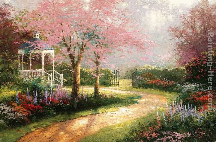 Thomas Kinkade Morning Dogwood